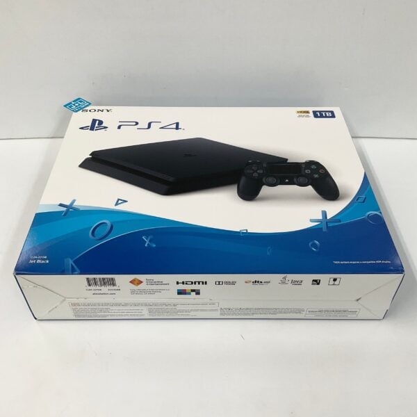 Sony PlayStation 4 Slim Edition 1TB Jet Black Console