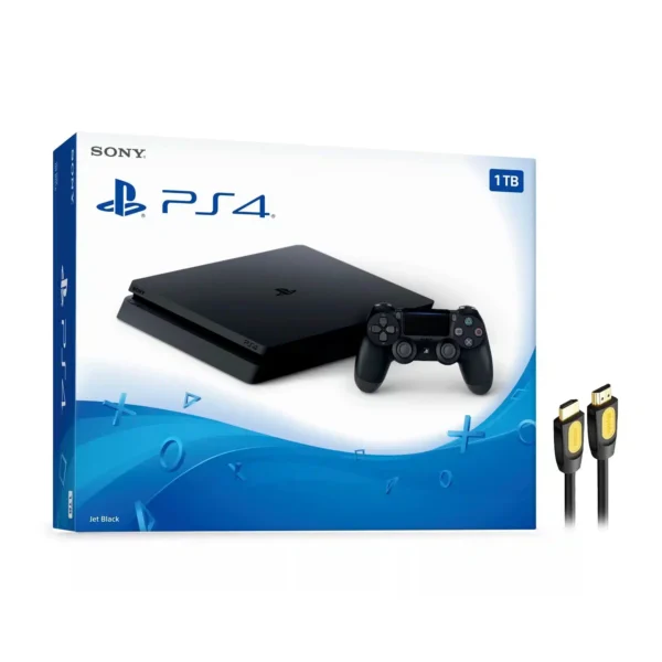 Sony PlayStation 4 Slim Edition 1TB Jet Black Console